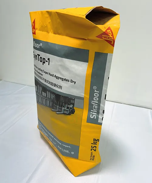 Self-closing valve bag for filling aggregate
